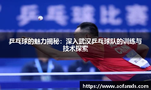 乒乓球的魅力揭秘：深入武汉乒乓球队的训练与技术探索